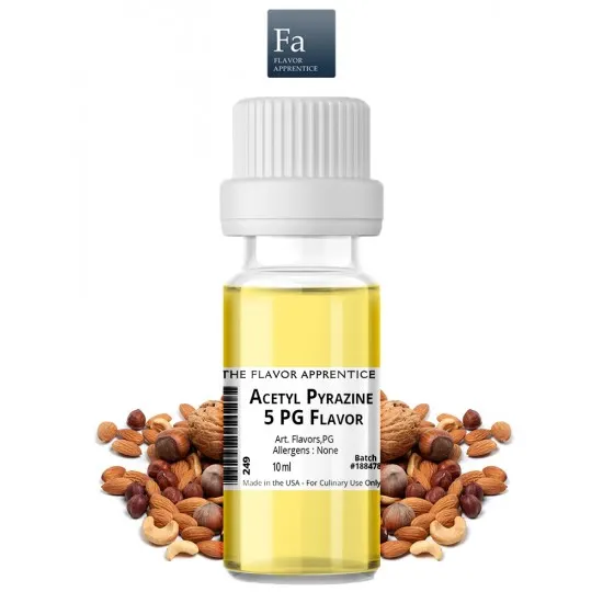 TFA - Acetyl Pyrazine 5 PG Kuruyemiş Aroması 10ML TFA - Acetyl Pyrazine Kuruyemiş Aroması 10ML