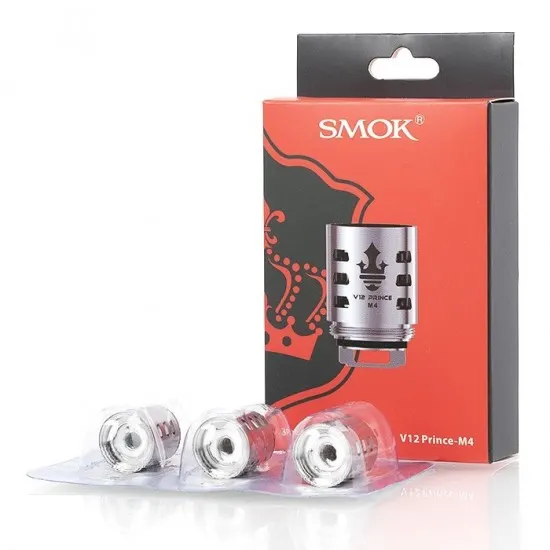 Smok V12 Prince M4/q4/x6/t10/mesh/strip Coil (3'lü Paket) Smok TFV12 Prince Coil