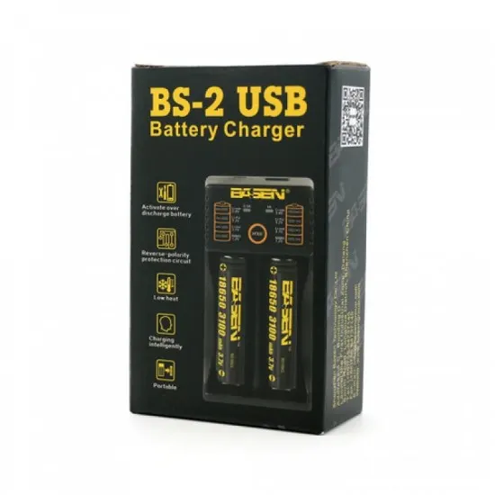 Basen BS2 18650 Pil Sarj Aleti Basen BS2 18650 Pil Sarj Aleti