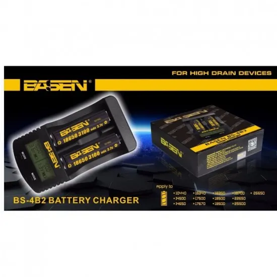 Basen BS-4B2 18650 Pil Sarj Aleti 18650 Pil Sarj Aleti