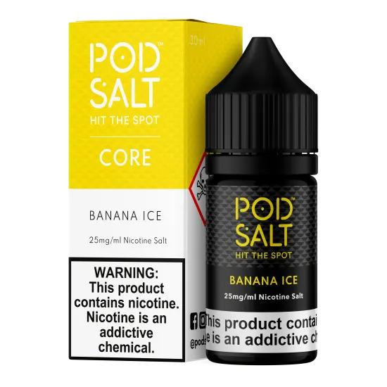 Pod Salt - CORE - BANANA ICE Salt Likit 30ML Pod Salt - CORE - BANANA ICE Salt Likit 30ML