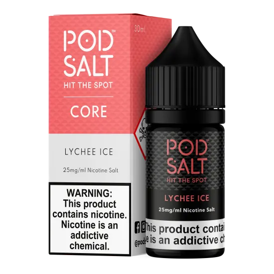 Pod Salt - CORE - LYCHEE ICE Salt Likit 30ML Pod Salt - CORE - LYCHEE ICE Salt Likit 30ML
