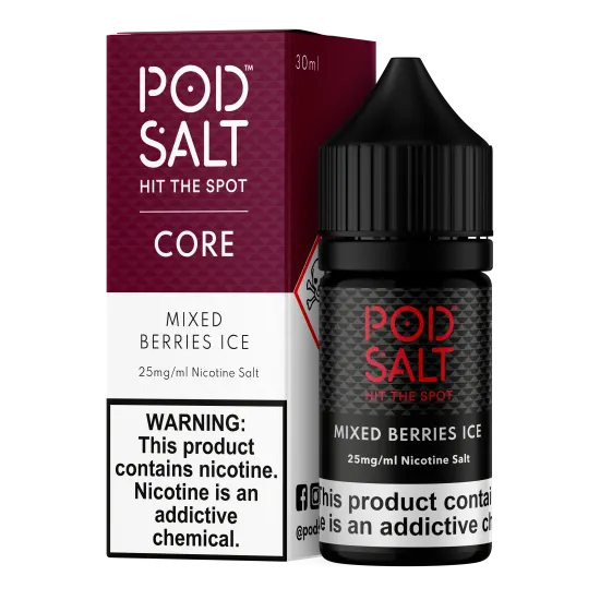 Pod Salt - CORE - MIXED BERRIES ICE Salt Likit 30ML Pod Salt - CORE - MIXED BERRIES ICE Salt Likit 30ML