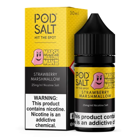 Pod Salt - FUSİON - STRAWBERRY MARSMELLOW Salt Likit 30ML Pod Salt - FUSİON - STRAWBERRY MARSMELLOW Salt Likit 30ML