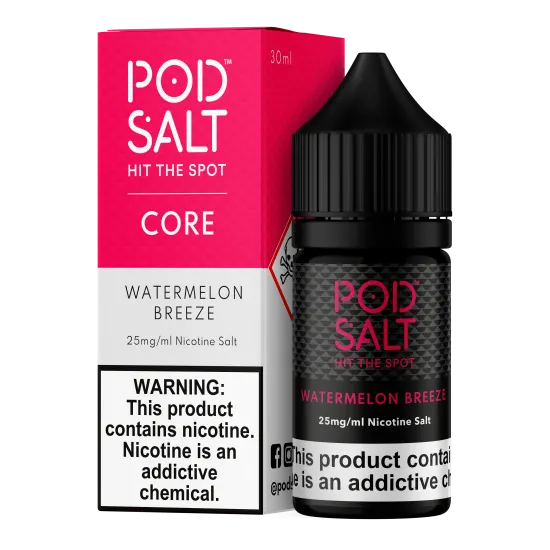 Pod Salt - WATERMELON BREEZE Salt Likit 30ML Pod Salt - WATERMELON BREEZE Salt Likit 30ML