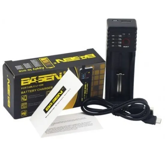 Basen BS1 18650 Pil Sarj Aleti Basen BS1 18650 Pil Sarj Aleti