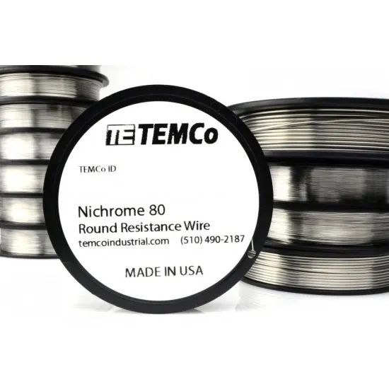 TEMCO Nichrome 80 Coil Rezistans Teli 10m (24/26/27/38/32ga) TEMCO Nichrome 80 Coil Rezistans Teli 10m (24/26/27/38/32ga)