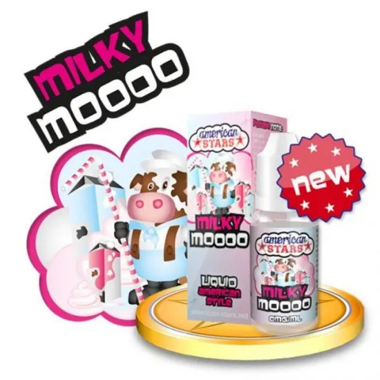 American Stars Milk Moooo 30 ML Likit American Stars Milk Moooo 30 ML Likit