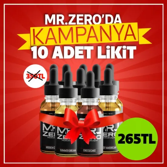 Mr Zero 10 u Bir Arada #KAMPANYA Mr Zero 10'u Bir Arada #KAMPANYA