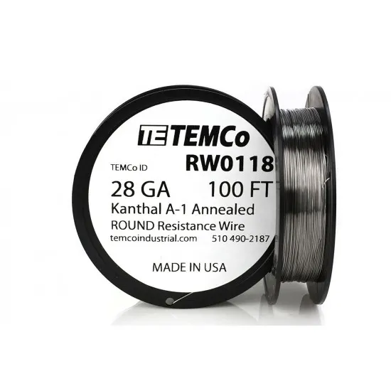 TEMCO Kanthal A1 Coil Rezistans Teli 10m (24/26/27/28/32ga) TEMCO Kanthal A1 Coil Rezistans Teli 10m (24/26/27/28/32ga)