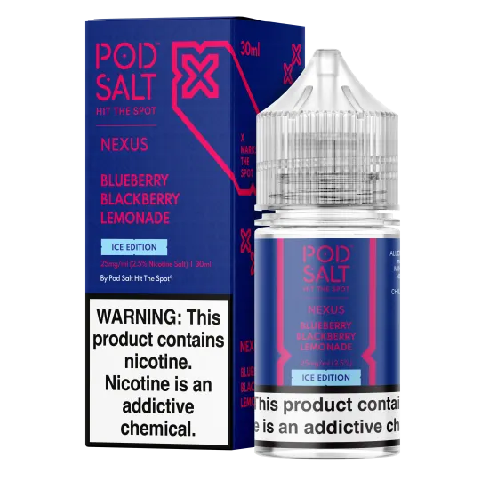 Pod Salt - Blueberry BlackBerry Lemonade 30ML Pod Salt - Blueberry BlackBerry Lemonade 30ML