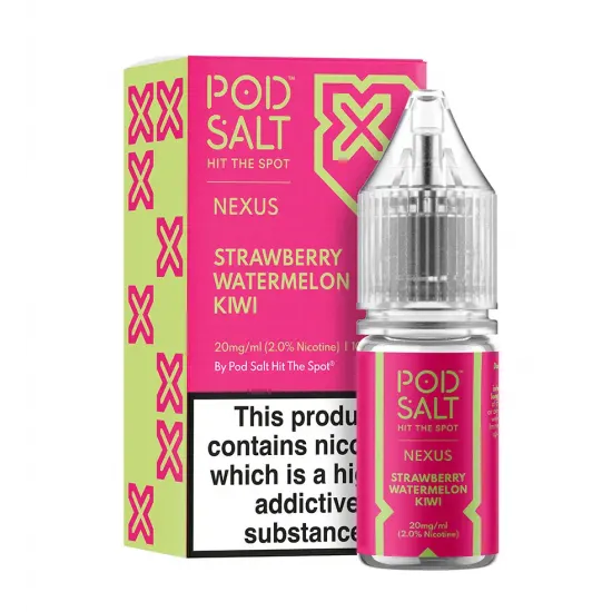 Pod Salt - NEXUS - STRAWBERRY WATERMELON KIWI Salt Likit 30ML Pod Salt - NEXUS - STRAWBERRY WATERMELON KIWI Salt Likit 30ML