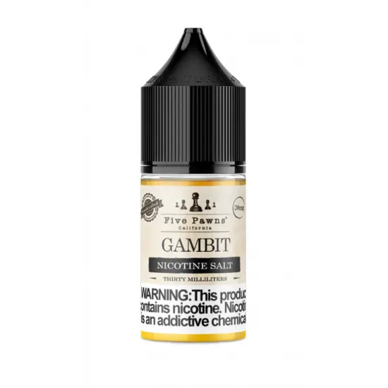 Five Pawns - Gambit 30ML Salt Likit Five Pawns - Gambit 30ML Salt Likit