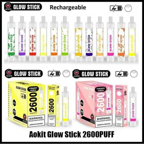 Glow Stick 2600 Çekim Puff Glow Stick 2600 Çekim Puff