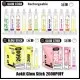 Glow Stick 2600 Çekim Puff Glow Stick 2600 Çekim Puff
