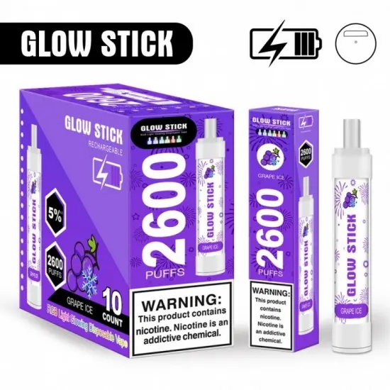Glow Stick 2600 Çekim Puff Glow Stick 2600 Çekim Puff