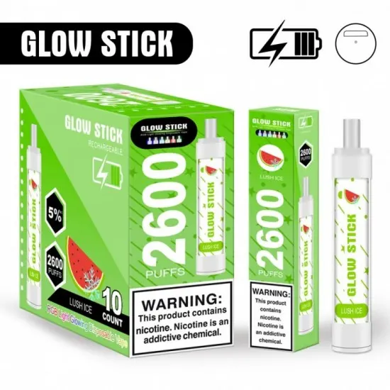 Glow Stick 2600 Çekim Puff Glow Stick 2600 Çekim Puff