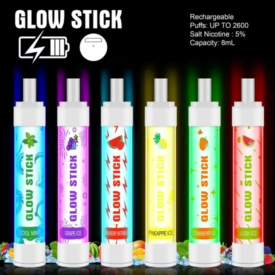 Glow Stick 2600 Çekim Puff Glow Stick 2600 Çekim Puff
