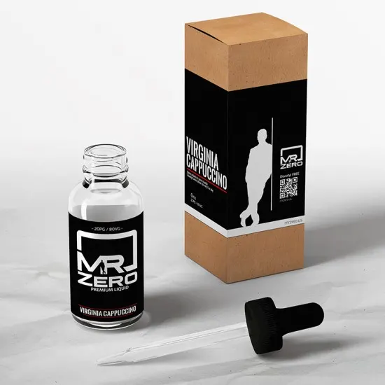 MR Zero Virginia Cappucino (Virjinya Tütünü Ve Cappucino) 30ML MR Zero Virginia Cappucino (Virjinya Tütünü Ve Cappucino) 30ML