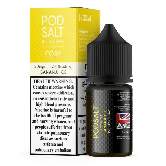 Pod Salt - CORE - BANANA ICE Salt Likit 30ML Pod Salt - CORE - BANANA ICE Salt Likit 30ML
