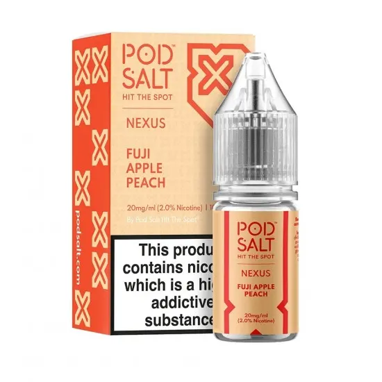 Pod Salt - NEXUS - FUJI APPLE PEACH Salt Likit 30ML Pod Salt - NEXUS - FUJI APPLE PEACH Salt Likit 30ML
