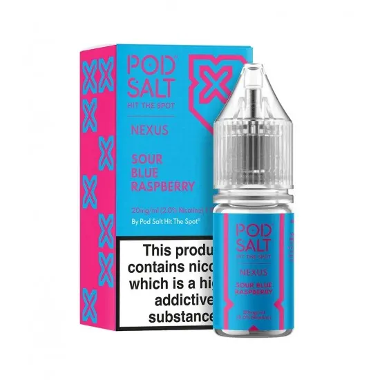 Pod Salt - NEXUS - SOUR BLUE RASPBERRY Salt Likit 30ML Pod Salt - NEXUS - SOUR BLUE RASPBERRY Salt Likit 30ML