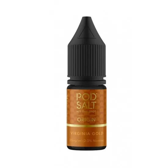 Pod Salt - ORIGIN - VIRGINIA GOLD Salt Likit 30ML Pod Salt - ORIGIN - VIRGINIA GOLD Salt Likit 30ML