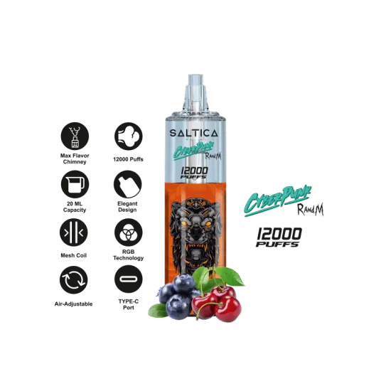 Saltica Cyberpunk 12000 Puff Saltica Cyberpunk 12000 Puff