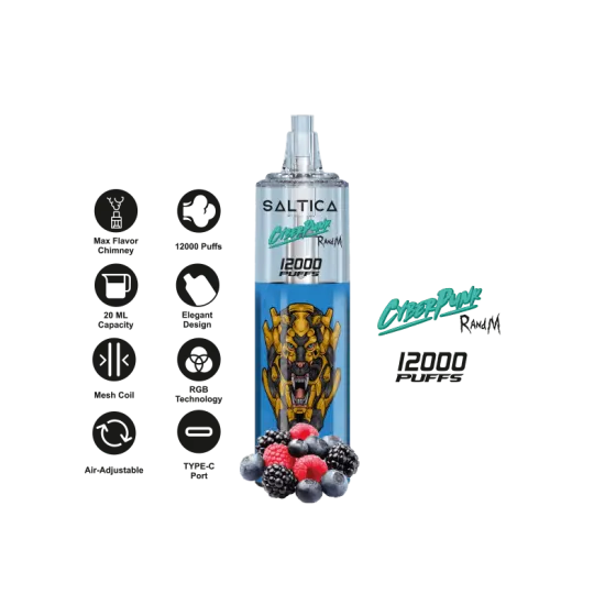 Saltica Cyberpunk 12000 Puff Saltica Cyberpunk 12000 Puff