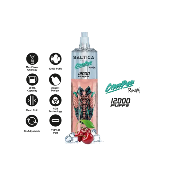 Saltica Cyberpunk 12000 Puff Saltica Cyberpunk 12000 Puff