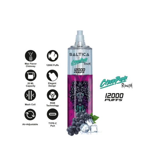 Saltica Cyberpunk 12000 Puff Saltica Cyberpunk 12000 Puff