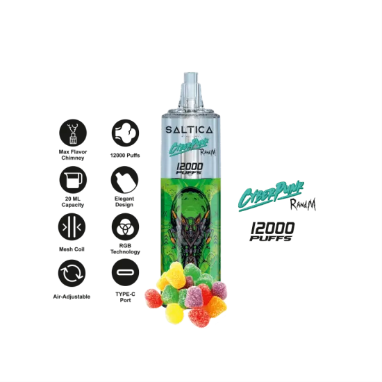 Saltica Cyberpunk 12000 Puff Saltica Cyberpunk 12000 Puff