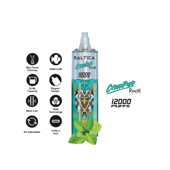 Saltica Cyberpunk 12000 Puff Saltica Cyberpunk 12000 Puff
