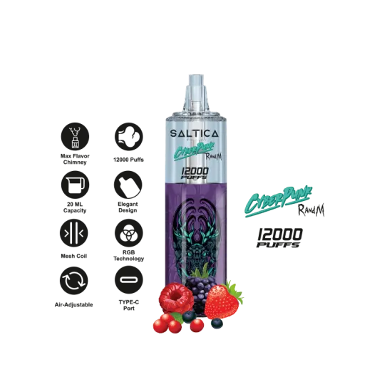 Saltica Cyberpunk 12000 Puff Saltica Cyberpunk 12000 Puff