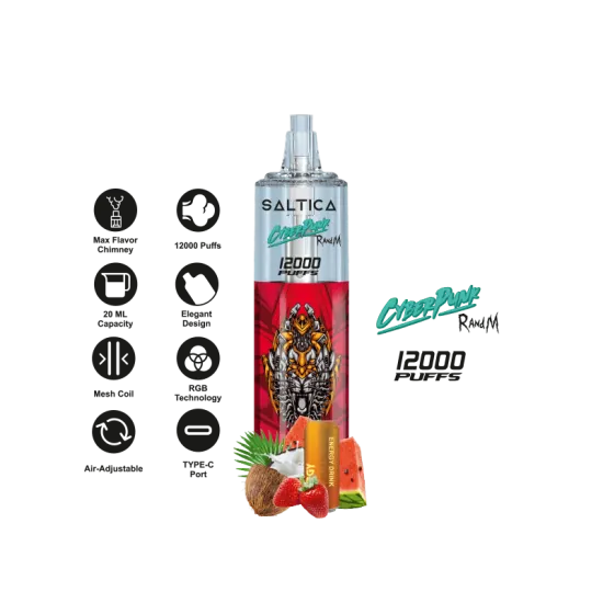 Saltica Cyberpunk 12000 Puff Saltica Cyberpunk 12000 Puff