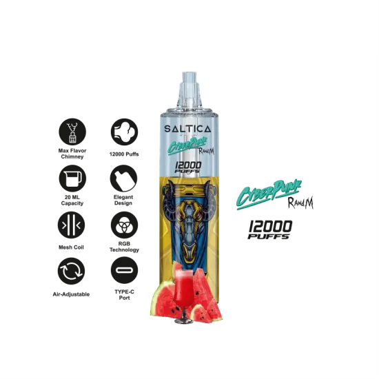 Saltica Cyberpunk 12000 Puff Saltica Cyberpunk 12000 Puff