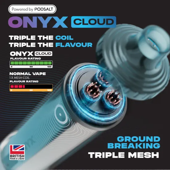 Pod Salt - Onyx Cloud 25000 Puff Pod Salt - Onyx Cloud 25000 Puff