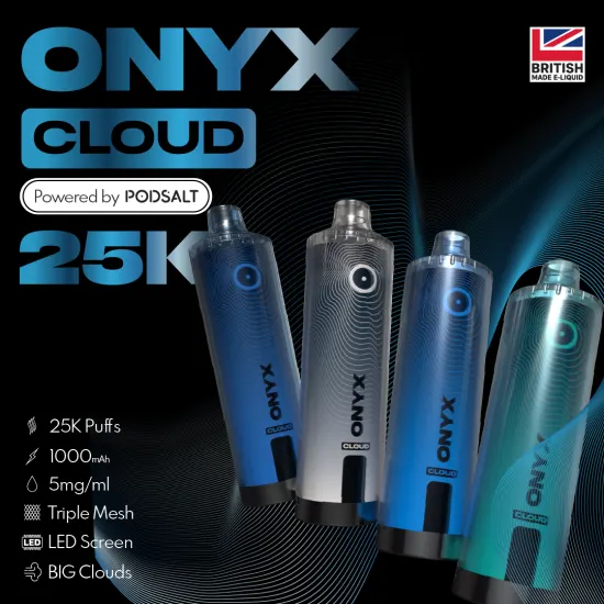 Pod Salt - Onyx Cloud 25000 Puff Pod Salt - Onyx Cloud 25000 Puff