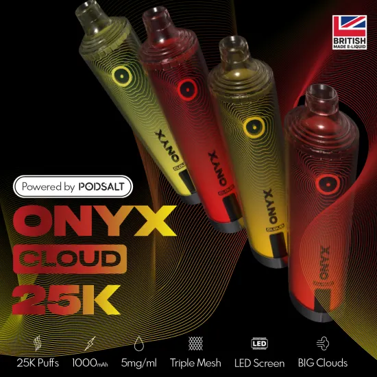Pod Salt - Onyx Cloud 25000 Puff Pod Salt - Onyx Cloud 25000 Puff
