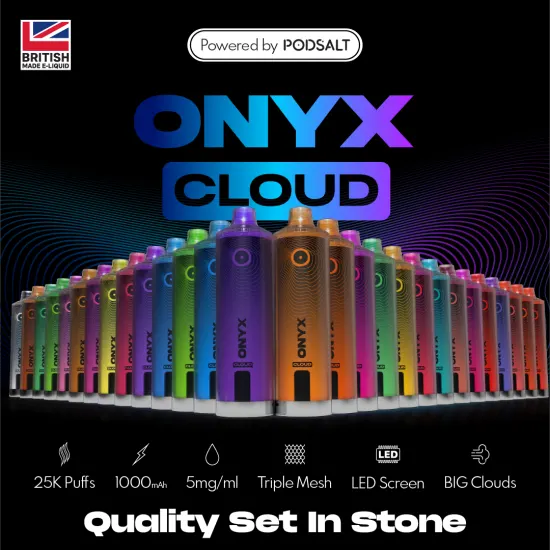 Pod Salt - Onyx Cloud 25000 Puff Pod Salt - Onyx Cloud 25000 Puff