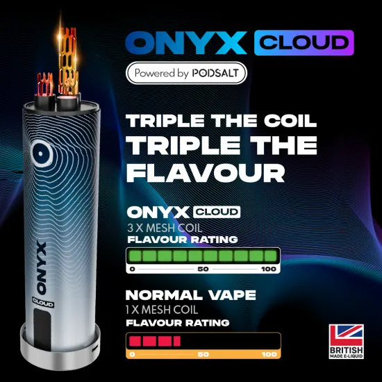 Pod Salt - Onyx Cloud 25000 Puff Pod Salt - Onyx Cloud 25000 Puff