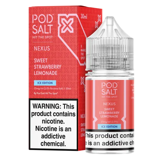 Pod Salt - Sweet Strawberry Lemonade 30ML Pod Salt - Sweet Strawberry Lemonade 30ML