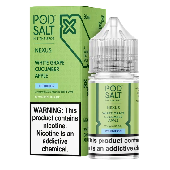 Pod Salt - White Cucumber Apple 30ML Pod Salt - White Cucumber Apple 30ML