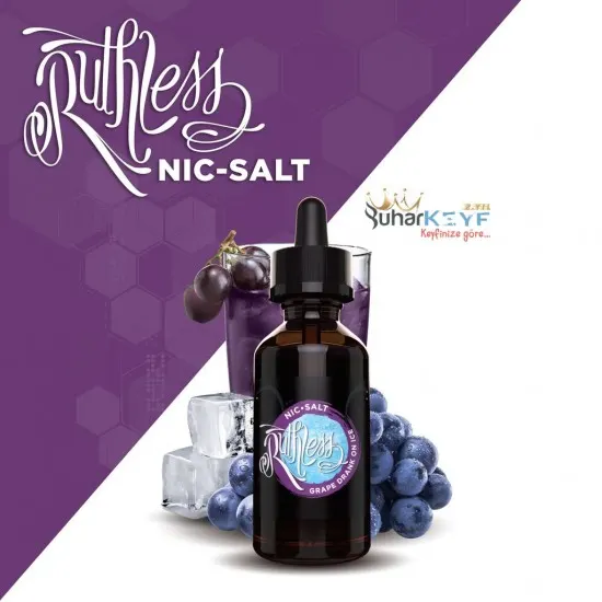 Ruthless Grape Drank On İce 30ML Salt Likit Ruthless Grape Drank On İce 30ML